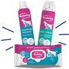 Inodorina Kit Talco - Shampoo Mousse, Deodorante Spray e Salviette per Cani e Gatti