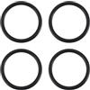 VGOL Guarnizioni Per Tubo Di Scarico Della Cassetta Di Scarico Nascosta 4 Pezzi O-ring In Gomma Nitrilica Compatibile Con Geberit 362.769.00.1