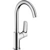 hansgrohe Logis Miscelatore monocomando lavabo 210 con bocca erogazione girevole e senza saltarello, cromo, 71131000
