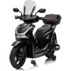 Piston Car Moto Elettrica per Bambini 12V Scooter Nero Honda SH125