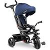 Lionelo Haari 2 in 1 Triciclo bici e passeggino per bambini fino a 25kg, Pieghevole, Fronte mamma e strada, Regorabile compatto con Borsa e portabibite, Cinture a 3punti da 1 a 5 anni