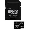 Uniview TF-64G-T-C Scheda microSD con adattatore, 64 GB, C10/U1/V10/A1 - Uniview