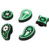 Crocs Hemp 5 Pack, Ciondoli per Scarpe Unisex-Adulto, Canapa Paisley, Taglia Unica