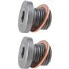 Be In Your Mind 2 Pezzi M10x13mm Tappo Di Scarico Dell'olio Con Guarnizione N90281802 Compatibile Con Volkswagen Compatibile Con Audi