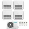 Hisense CONDIZIONATORE HISENSE QUADRI SPLIT CONSOLE A PAVIMENTO 9000+9000+12000+12000 BTU INVERTER 5AMW105U4RQC A++