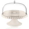 Guzzini - Tiffany, Alzata con Campana Piccola, Tortiera con Coperchio - Bianco Latte, Ø 30 xh 27 cm - 199401156