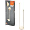 LEDVANCE Lampada da terra decorativa con 3 prese E27, tre stativi (altezza 36 cm, 59 cm e 78 cm), beige, con cavo di corrente di 1,8 m, lampada LED OSRAM 1906 disponibile separatamente