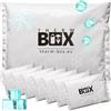 THERM BOX Set di 10 pezzi grandi da 450 g riutilizzabili, per frigo e refrigerante, colore bianco