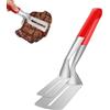 GUOYOU Spatola Cucina Pinze da Cucina Acciaio Inossidabile Pinze per Bistecca per Carne Multifunzionale Morsetti per bistecca Pinza per Grill per Bistecca Pala fritta Strumenti Cottura al Barbecue