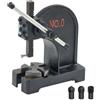 VEVOR Pressa a perno, Pressa per perno manuale da 0,5 tonnellate, Altezza massima 4,6", Pressa per perno da tavolo manuale in ghisa, Pressa manuale di precisione per stampaggio, piegatura