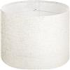 VEVOR Paralume a Tamburo 330 x 330 x 250 mm Dimensioni Medio, Paralume di Ricambio per Lampade da Tavolo, Lampade da Terra Lampadina a Sospensione, Copri Lampadine 1 Pezzo, Lino Chiaro
