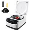 VEVOR Centrifuga da Laboratorio Elettrica 100-1900 xg RCF con Rotore per Provette da 2/5/10/15 ml, Velocità Regolabile da 500 a 4000 Giri/min, Bassa Rumorosità per Esperimenti di Laboratorio