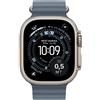Apple Watch Ultra 3 (2025) 5G 49mm Natural Titanium Case Ocean Band - Anchor Blu