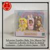 Calico Critters Set mascotte trio per bambini Sylvanian Families - scoiattolo, labrador e ors...