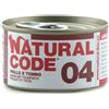Natural Code Gatto Lattina (04) Adulto Pollo & Tonno 85 Gr