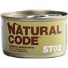 natural line Natural Code Gatto Lattina (St02) Adulto Sterilizzato Tonno & Amaranto 85 Gr