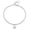 Brosway Bracciale Donna in Acciaio e Cubic Zirconia con Simbolo Quadrifoglio | Collezione Chakra - BHKB208