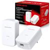 Mercusys TP-Link MP500 KIT Powerline Kit Homeplug AV2 Fino a 1000Mbps, 1 Porta Gigabit, Plug & Play, Compatibile con Tutti i Router