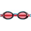 Speedo Jet 2.0 Occhialini per Unisex Bambini, Turquoise, Lava Red, One Size