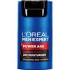 L'Oreal Paris NOVITÀ L'Oréal Men Expert Power Age Moisturiser, crema idratante e rivitalizzante all'acido ialuronico per uomo, progettata per la pelle invecchiata, secca e opaca, 50 ml