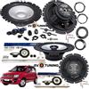 Alpine Evotuning - no hertz Kit 6 Casse Altoparlanti Alpine Anteriori e Posteriori per Fiat Panda 169 2003-