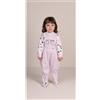 Gary Pigiama tutone invernale neonata bambina Gary felpa 1055