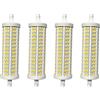 LEDLUX 4 Pezzi Lampada Led R7S 118mm Dimmerabile, 20W=250W 2500lm, Diametro 30mm, Angolo Luce 360°, Bianco Caldo 3000K