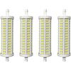 LEDLUX 4 Pezzi Lampada Led R7S 118mm Dimmerabile, 20W=250W 2500lm, Diametro 30mm, Angolo Luce 360°, Bianco Freddo 6000K