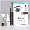 Julienne Kit di tintura per sopracciglia Sensitive - Marrone scuro