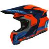 Airoh Casco Moto Cross Enduro Airoh TWIST 3 FANCY Arancio Blu Luci