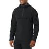 Amazon Essentials Giacca Sportiva da Trekking e Corsa a Blocchi di Colore Leggera Elasticizzata Uomo, Nero - Originale, XS