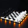 GEAMENT Set di Luci Compatibile Con LEGO Harry Potter scacchi maghi Hogwarts (Hogwarts Wizard's Chess) - Kit Di Illuminazione per 76392 (Modello di mattoncini non incluso)