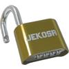 Jekosa® JKC50 Lucchetto a Combinazione 4 Cifre Antiscasso - Serratura per Cancello Esterno, Armadietto e Palestra - Lucchetto Impermeabile in Lega di Zinco, Arco 8mm Senza Chiave