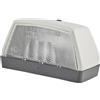 Hella Luce targa - Alogeno - 6/24V / 12V - Montaggio, esterno/Raccordo a vite - ADR/GGVS/ECE/SAE - Colore diffusore luce: cristallino - Dx/Sx/Esterno - Quantità: 1-2KA 003 389-011