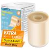 PimpleGuard Hydrocolloid Roll Cerotti Idrocolloidali Autoadesivi 5cm*1.8m | Assorbenti Altezza Invisibili Cerotto Rotolo Impermeabili Nastro Idrocolloidale Essenziali Per Casa