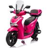 Piston Car Moto Elettrica per Bambini 12V Scooter Rosa Honda SH125