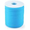 Craftdady Tubo cavo da 25 m in gomma PVC avvolto intorno per filo di memoria per collane e bracciali a maglia, blu cielo profondo
