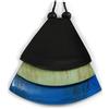 Avalaya Collana lunga con anello in legno multicolore e perline