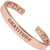 Touchstone Braccialetti magnetici in rame incisi e motivanti per ragazze adolescenti/donne - Gioielli personalizzati regalo per migliore amica/mamma/figlia/sorella - Bracciale regolabile in una