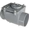 First Plast NRO160G Valvola Antiritorno in PVC con O-Ring, Grigio, diametro 160 mm