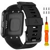 ANBEST Bracciale Compatibile con Forerunner 35 Cinturino, Bracciale Sportiva in Silicone per Approach S10/Approach S5/Approach S6 Smart Watch, Nero