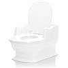 Reer SitzFritz - WC per bambini, vasino e vasino, colore: Bianco