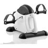 AND HOME Pedaliera Riabilitazione Braccia/Gambe con Display LCD, Resistenza Regolabile, Mini Cyclette da Scrivania, Pedaliera Per Anziani, Base Stabile Antiscivolo, Pedali XL Antiscivolo, Grigio