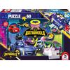 Schmidt Spiele 56488 Batwheels, Batmobile Contro Legione degli ugelli, 60 Puzzle per Bambini, Multicolore
