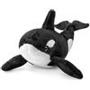 RLOMUTE Peluche Orca assassina nero 15.7 pollici balena Cuscino giocattolo animale morbido e carino adatto San regali per feste compagni camera da letto decorazione per la casa regalo per bambini