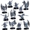 Forged Terrain Kobold & Winged Kobold Miniature Set - 12 Mostri RPG in resina | Miniature epiche | Figure non verniciate con basi da 25 mm per DnD Starter Set