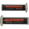 ACCOSSATO Coppia di Manopole Racing In Gel Con Scritta Accossato Rossa per MV Agusta Brutale 910 R dal 2005 al 2022, CC 910
