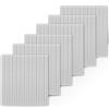 Einfa Colla a Caldo 7mm - Glitterato Argento Hot Melt Glue Sticks 72 Pack - 7mm x 100mm Ricarica Colla a Caldo per Pistola - Glitter Silver per Scrapbooking Sigillatura Crafts DIY