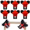 IATAHI Morsetti per Giunzioni,6pcs Morsetti Angolari,Morsetto Angolo Retto,per Costruire Scatole di Legno,Cornici,Cassette Della Posta,Cassettiere,Armadi