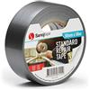 Sanojtape Nastro Telato per uso Generico Sanojtape Color Argento 50mm x 50m per Raggruppare Fissare ed Eseguire Riparazioni